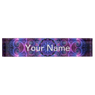 Kaleidoscope Apophysis Mandala Hearts + text Nameplate