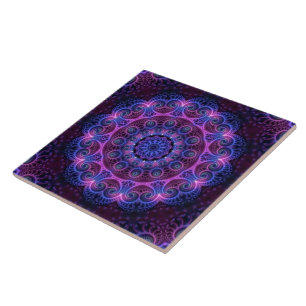 Kaleidoscope Apophysis Mandala Hearts Tile