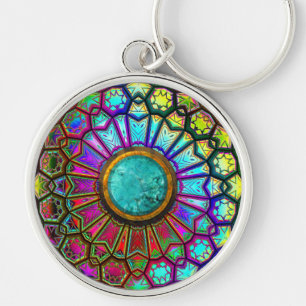 Kaleidoscope Art 14 Keychain Options