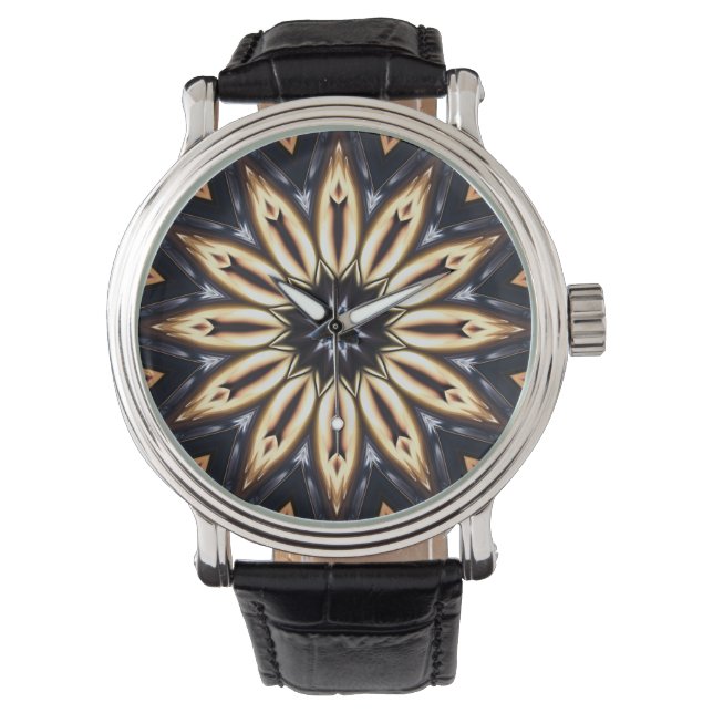 Kaleidoscope Art 16 Watch & Numeral Options (Front)
