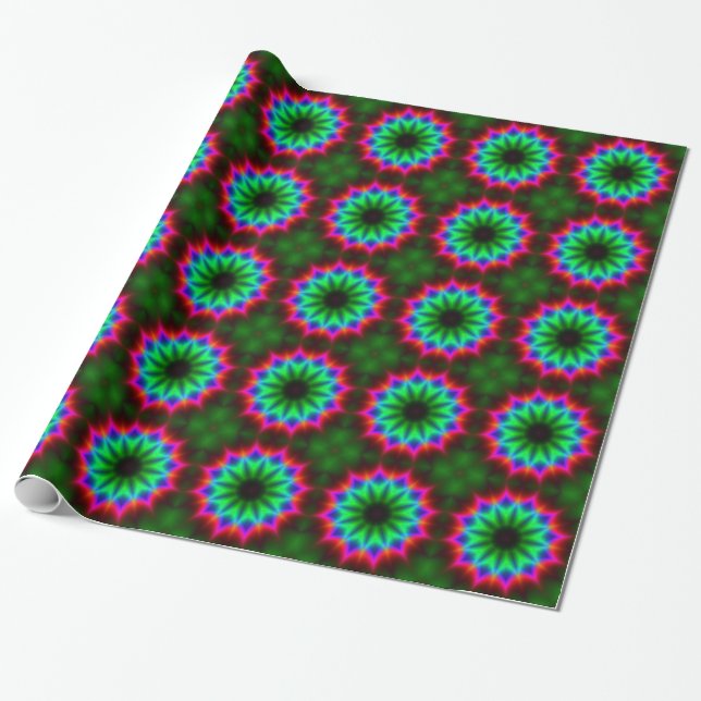 Kaleidoscope Art 17 Wrapping Paper (Unrolled)