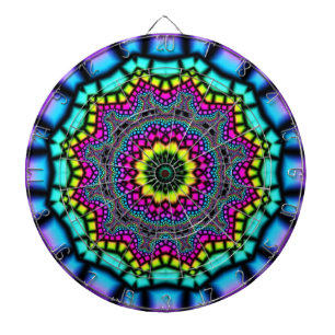 Kaleidoscope Art 4 Dart Board