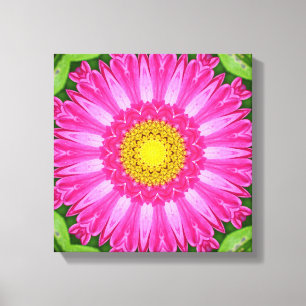 Kaleidoscope Aster Canvas Print