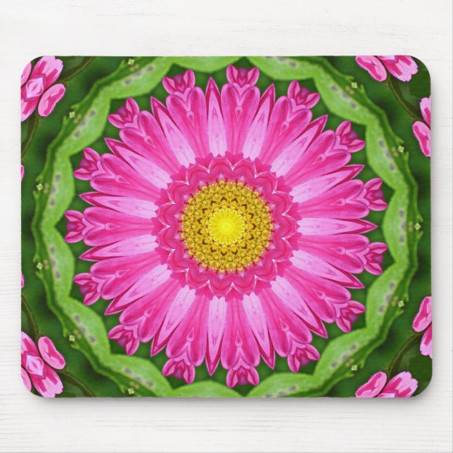 Kaleidoscope Aster Mouse Mat (Front)