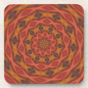 Kaleidoscope Autumn Colors Coaster