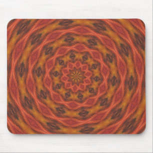 Kaleidoscope Autumn Colours Mouse Mat