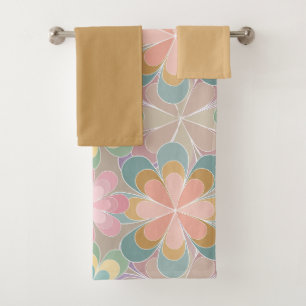 Kaleidoscope  bath towel set