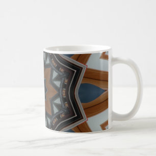 Kaleidoscope Brown star Coffee Mug
