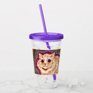Kaleidoscope Cat Acrylic Tumbler