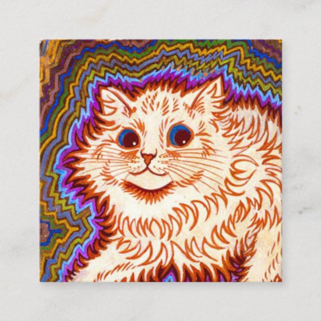Kaleidoscope Cat Enclosure Card (Front)