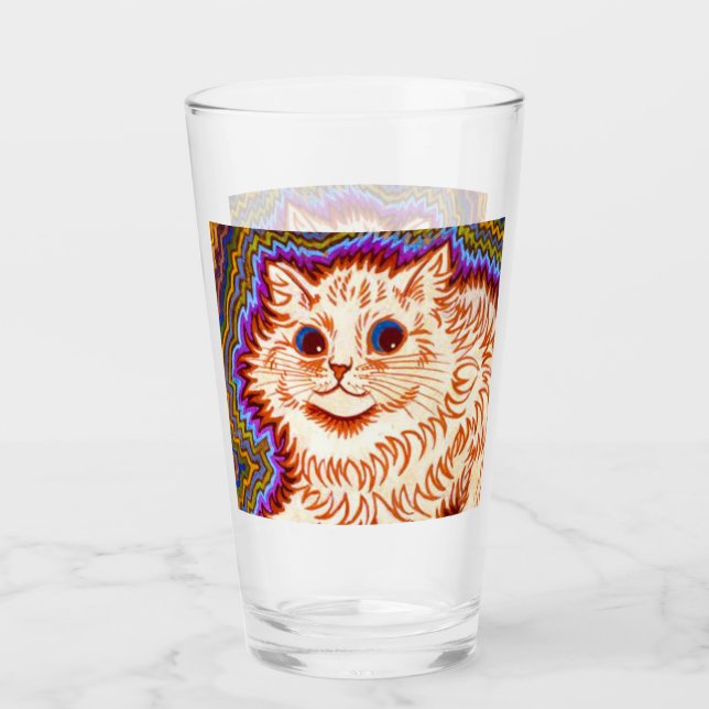 Kaleidoscope Cat Glass (Front)