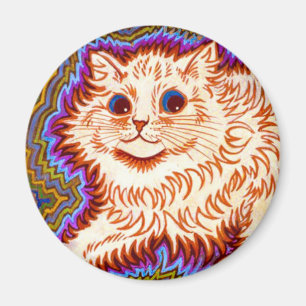 Kaleidoscope Cat Magnet