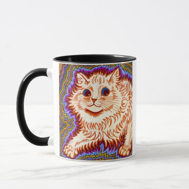 Kaleidoscope Cat Mug (Left)