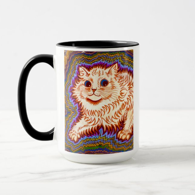 Kaleidoscope Cat Mug (Left)
