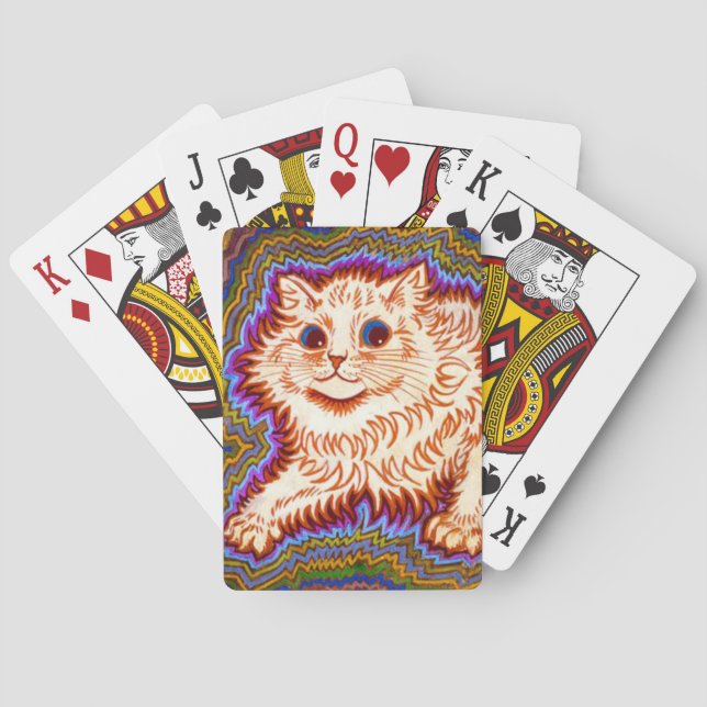 Kaleidoscope Cat Playing Cards (Back)