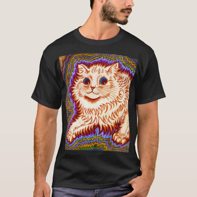 Kaleidoscope Cat T-Shirt (Front)