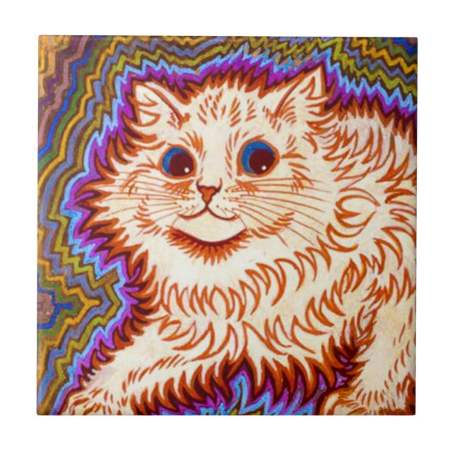 Kaleidoscope Cat Tile (Front)