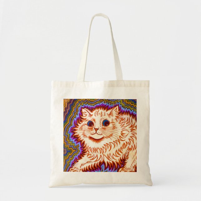 Kaleidoscope Cat Tote Bag (Front)