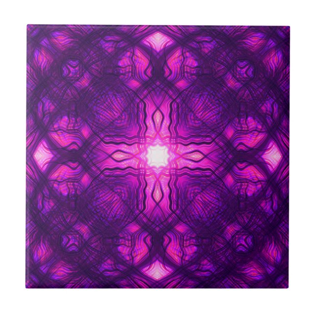 Kaleidoscope cross pattern tile (Front)