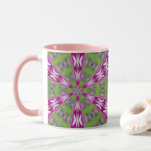 Kaleidoscope Dahlia Mug