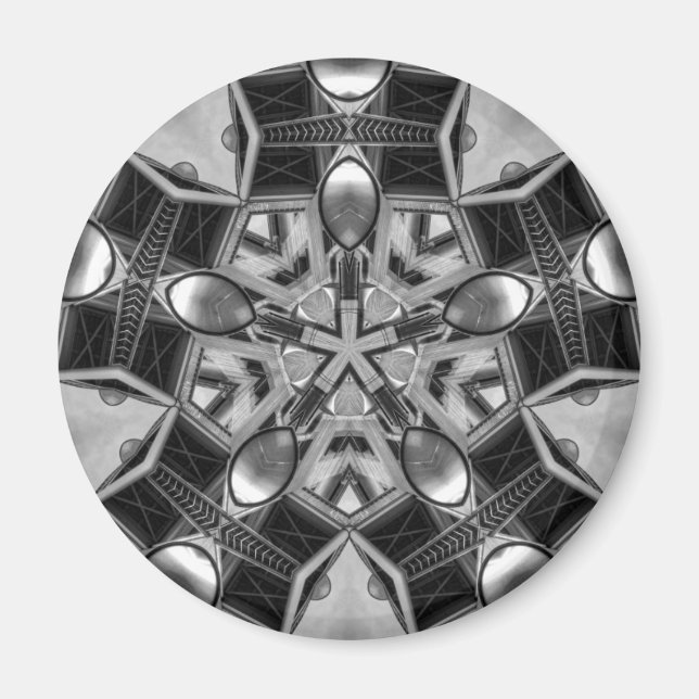 Kaleidoscope Dark Grey Magnet (Front)