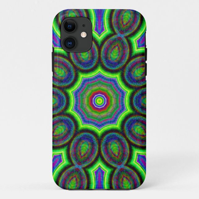 Kaleidoscope Digital Art Pattern 6 Case-Mate iPhone Case (Back)
