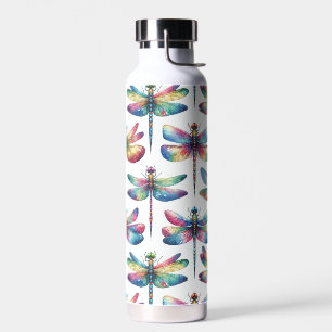Kaleidoscope Dragonflies Water Bottle