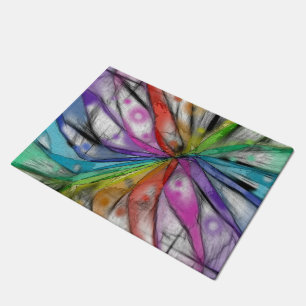 Kaleidoscope Dragonfly Doormat