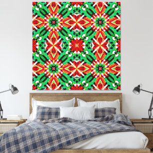Kaleidoscope Dream Mandala Art Canvas Print
