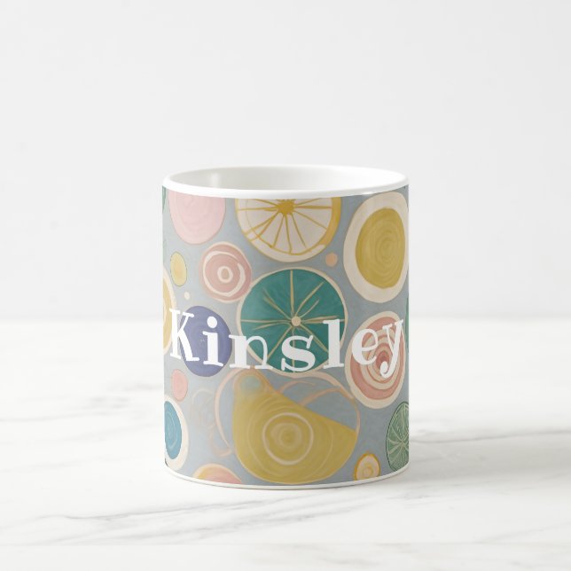 Kaleidoscope Dream Personalised Coffee Mug (Center)