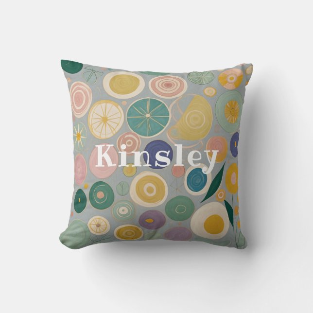 Kaleidoscope Dream Personalised Cushion (Front)