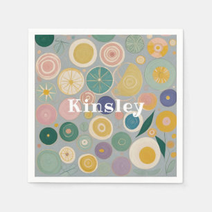Kaleidoscope Dream Personalised Napkin