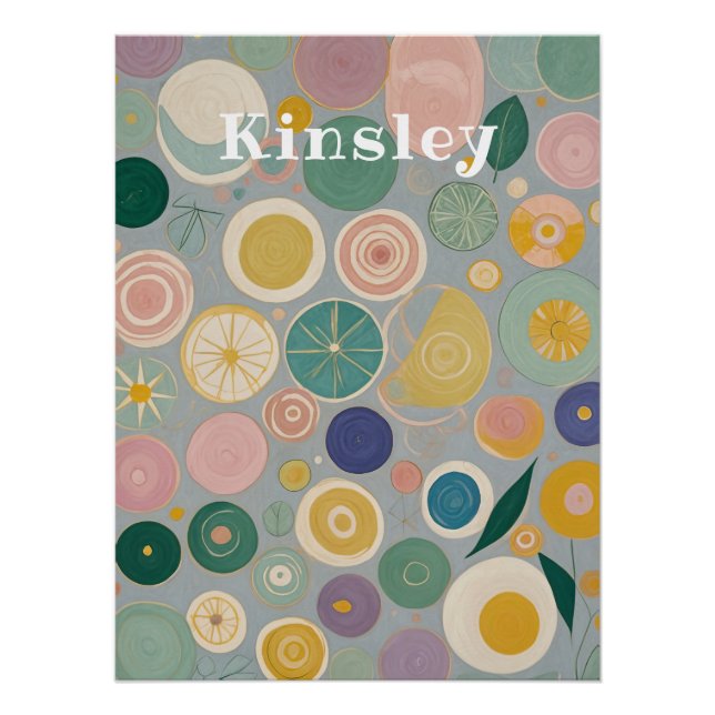 Kaleidoscope Dream Personalised Poster (Front)