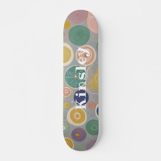 Kaleidoscope Dream Personalised Skateboard (Front)
