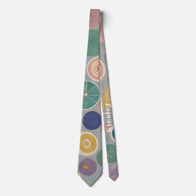 Kaleidoscope Dream Personalised Tie (Front)