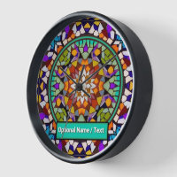 Kaleidoscope Effect Mosaic Tile 3D Look - Add Text