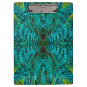 Kaleidoscope Feather Design Clipboard