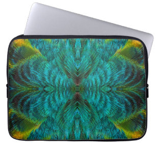 Kaleidoscope Feather Design Laptop Sleeve
