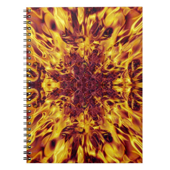 Kaleidoscope Fire Explosion Notebook (Front)
