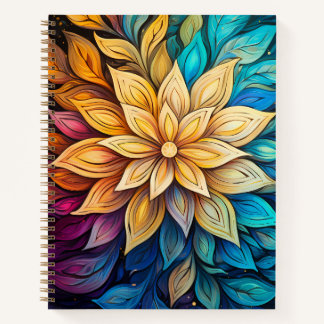 Kaleidoscope Flower Notebook