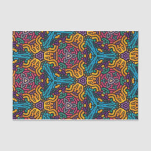 Kaleidoscope flowers tissue paper