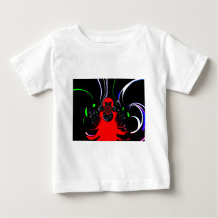 Kaleidoscope Fluid Art Print Baby T-Shirt
