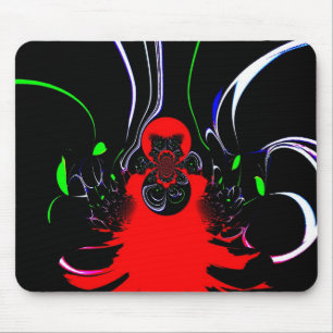 Kaleidoscope Fluid Art Print Mouse Mat