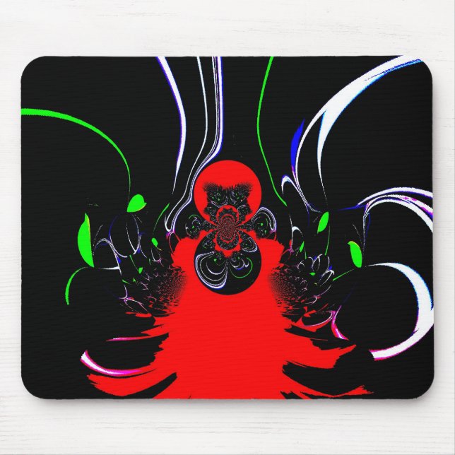Kaleidoscope Fluid Art Print Mouse Mat (Front)
