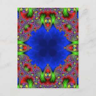 Kaleidoscope Fractal 483 Postcard