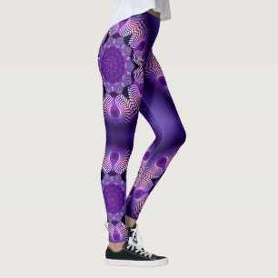 Kaleidoscope Fractal - Apophysis Flower I Leggings