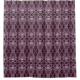 Kaleidoscope Fractal Art mini IV + your ideas Shower Curtain
