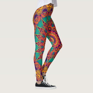 Kaleidoscope Fractal - tattoo II + your ideas Leggings