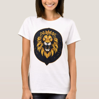 Kaleidoscope Geometric Lion T-Shirt