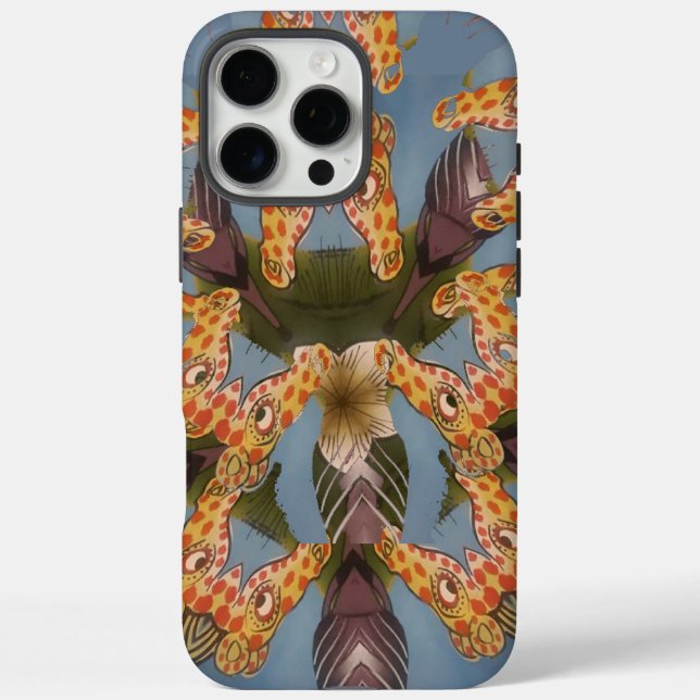 Kaleidoscope Giraffe Mandala: Abstract Safari Art Case-Mate iPhone Case (Back)